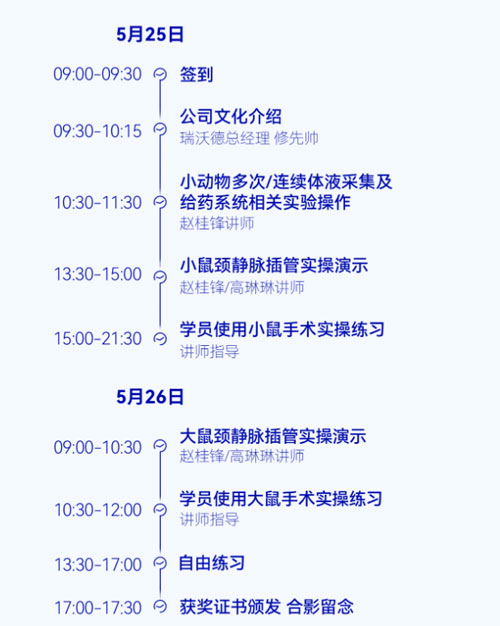 pt真人游戏官网小动物颈静脉插管采血及给药培训班报名火热开启